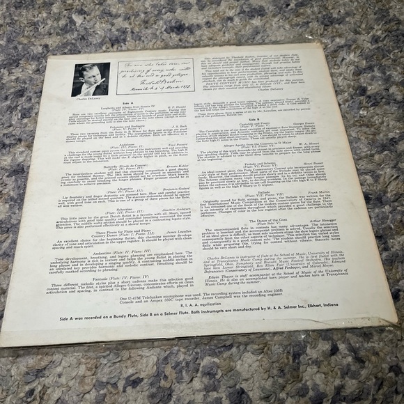 Flute Contest Music vintage vinyl record - Picture 2 of 9